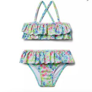 Janie and Jack 100048652 Recycled Floral 2-Piece Swimsuit NWT size 6-12 months